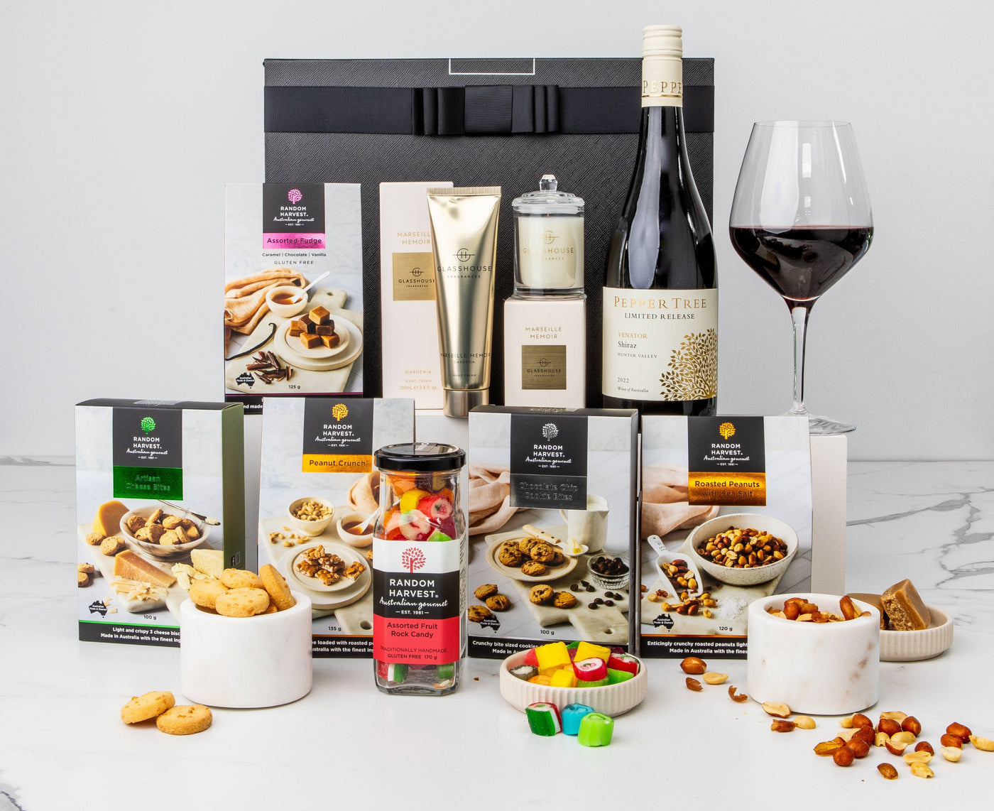 Marseille Memoir Glasshouse & Red Wine Hamper