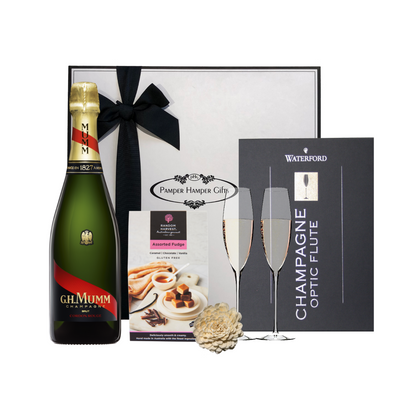 Waterford Crystal & Mumm Champagne Luxury Celebration Hamper